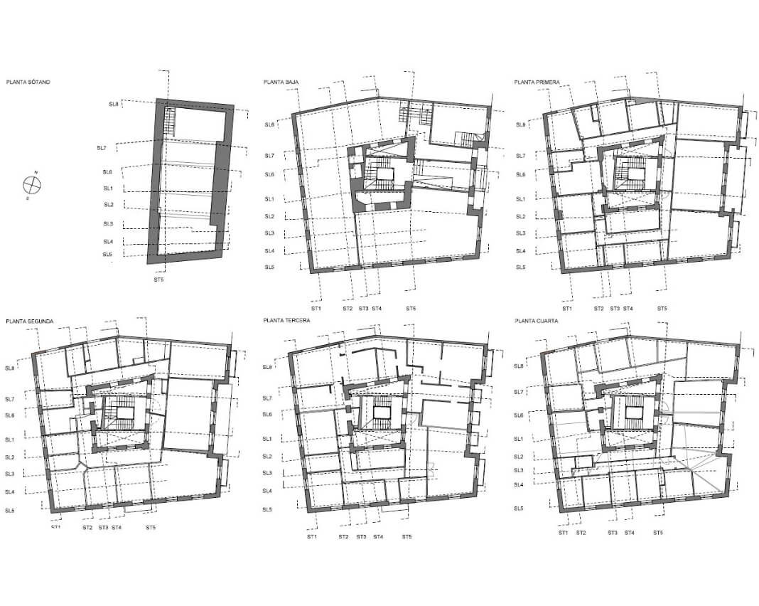 Proyecto: Estudio Edificio Eladio Laredo, Castro Urdiales | ISOSTATIKA